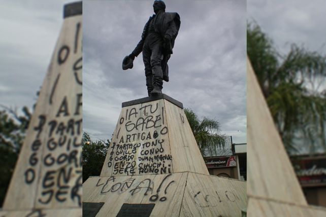 Solicitan la puesta en valor del monumento a Artigas en la Costanera