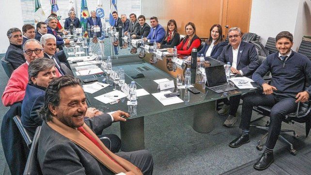 Los gobernadores que se reunión en Buenos Aire
