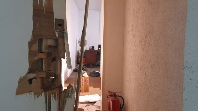 Robaron quince oficinas en un edificio del microcentro durante el fin de semana