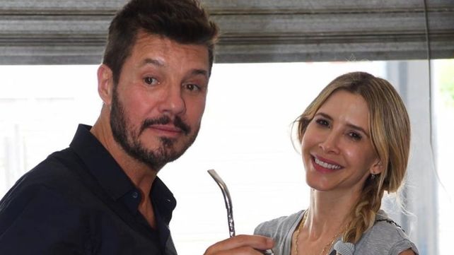 Marcelo Tinelli y Guillermina Valdés.