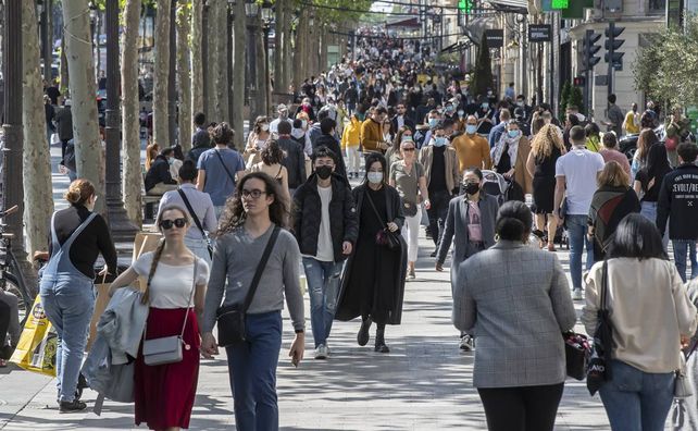 MULTITUD. El coronavirus