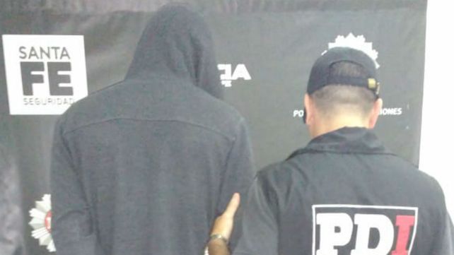 Pechocho al ser detenido anoche por efectivos de Homicidios.&nbsp;