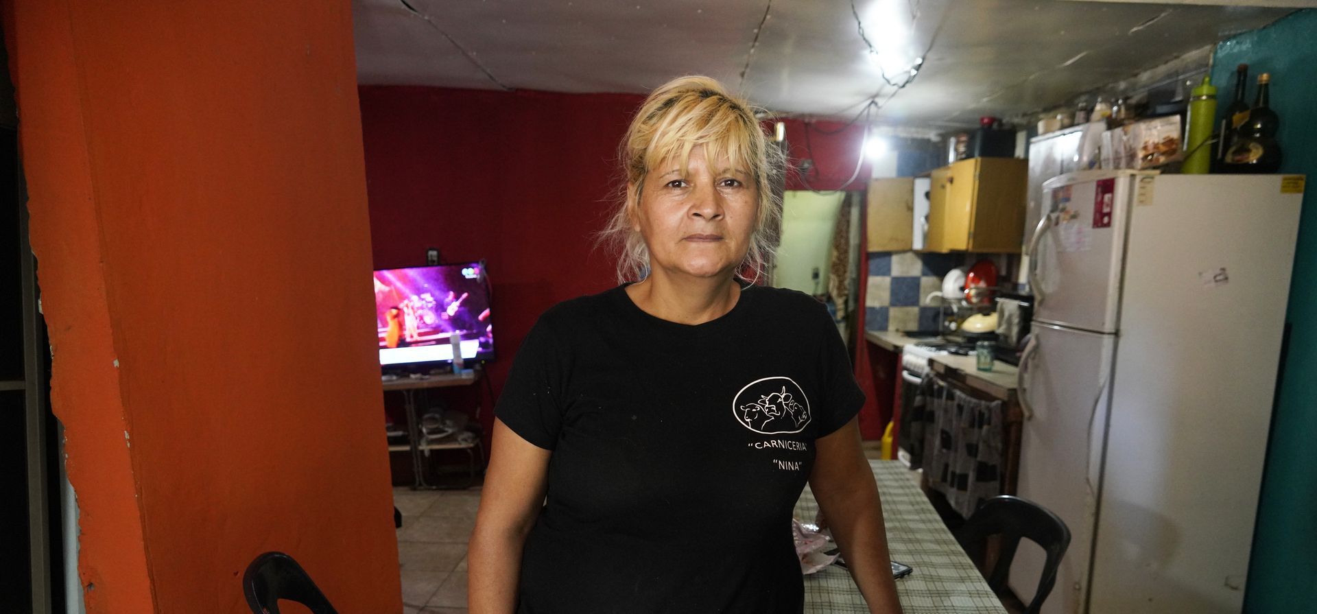 Cata, hermana de Juan Delgado, asesinado en los episodios de diciembre de 2001