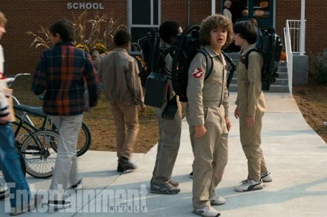 Stranger Things: los protagonistas se disfrazan de Cazafantasmas en la nueva imagen