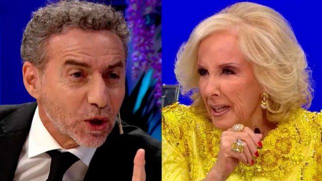Luis Majul y Mirtha Legrand