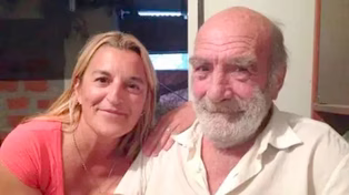 José Luis Silva y su hija Liliana, quien contó la triste historia por la que atravesó la familia antes del fallecimiento de su padre.