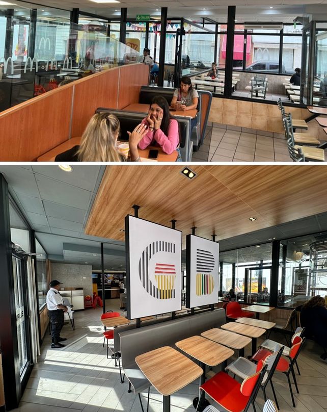 McDonalds renueva y moderniza su local en peatonal San Martín y Eva Perón en Santa Fe