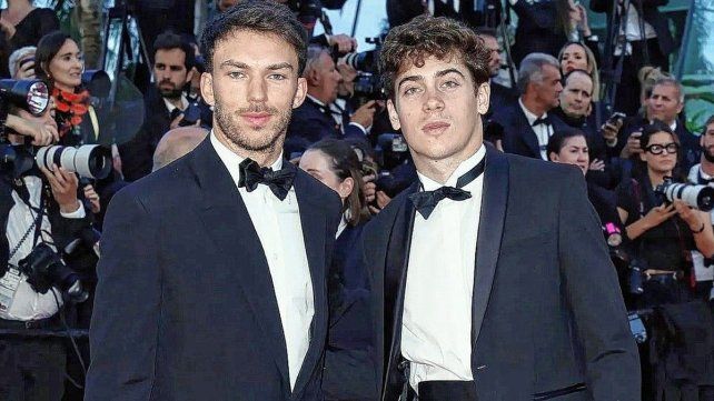 Colapinto junto a Gasly participaron del Festival de Cannes