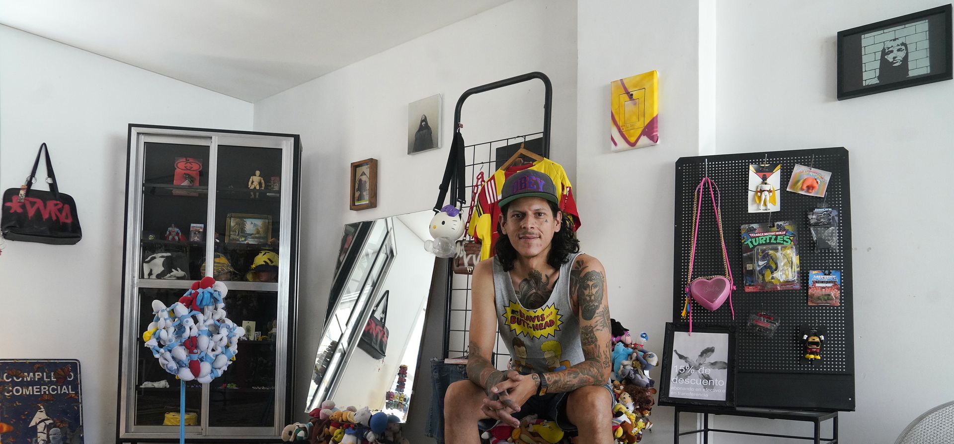 Diseño y arte: el muralista rosarino que contratan los bares y desarrolladoras