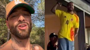 Maluma y su video viral en la Copa América 2024