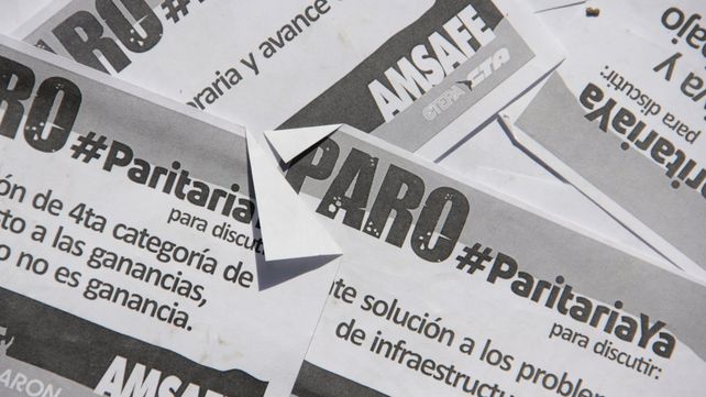 Amsafé definirá cómo seguirá el reclamo con las disitntas mociones de paro