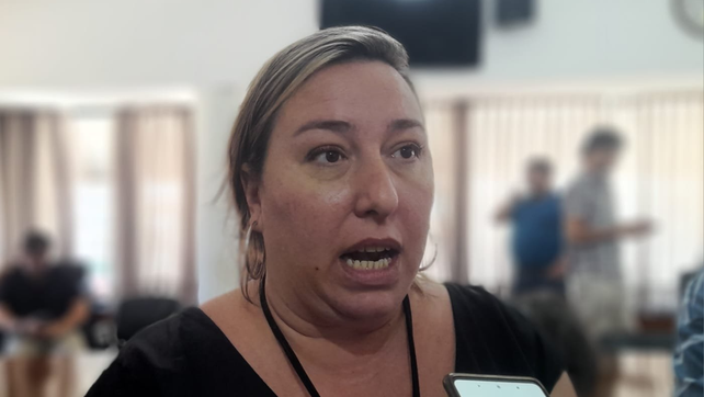 Analía Ratner, titular de la Asociación Bancaria de Rosario. 