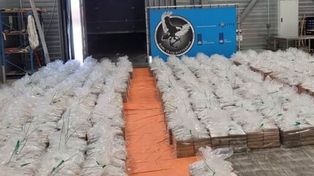 Incautaron un gigantesco cargamento de cocaína en Europa