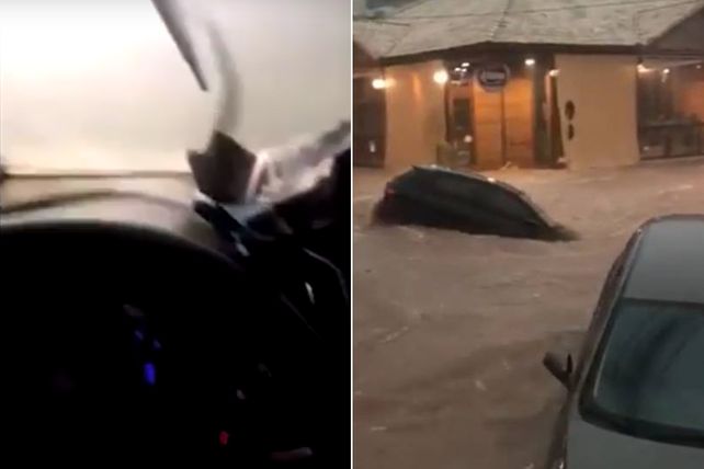 Las imágenes. Se vivieron horas dramáticas en Belo Horizonte por las fuertes tormentas.&nbsp;