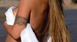 el desnudo total de florencia pena a menos de un mes de dar a luz a su tercer hijo