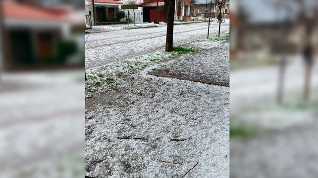 Un temporal con granizo y fuertes ráfagas provocó destrozos en Las Rosas y el sur santafesino