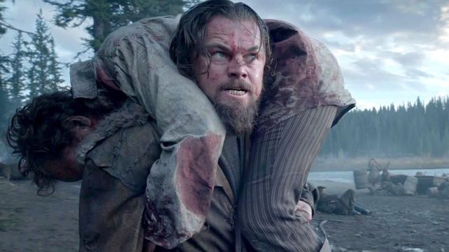 Leonardo DiCaprio en El Renacido.&nbsp;