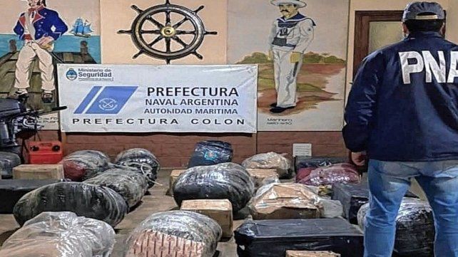 Prefectura decomisó mercadería ilegal en Colón.