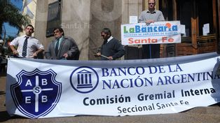 Otra vez paro en las últimas tres horas de atención en el Banco Nación