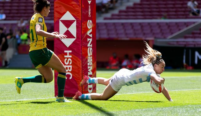 Los Pumas 7s debutaron con goleada ante Gran Bretaña Los Pumas 7s debutaron con goleada ante Gran Bretaña