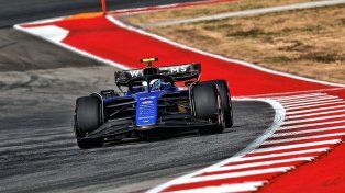 Colapinto quedó decimoséptimo en la primera tanda de prácticas de la F1 en Austin
