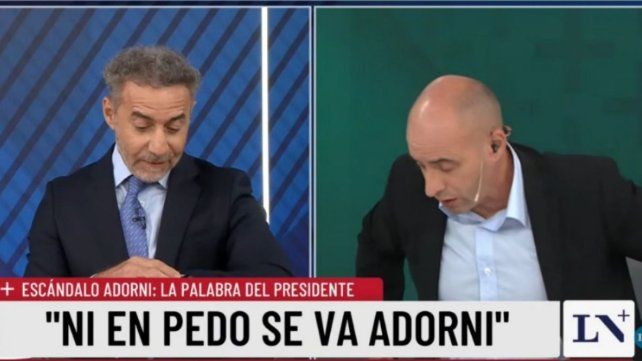 Javier Milei sin vueltas blindó al jefe de Gabinete: Ni en pedo se va Adorni