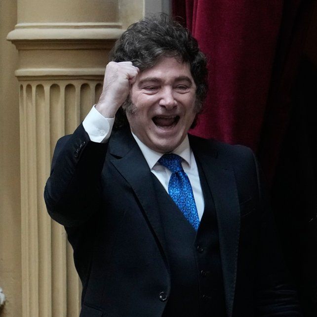 El presidente Javier Milei fue al Congreso de la Nación el miércoles 29 de abril de 2026.