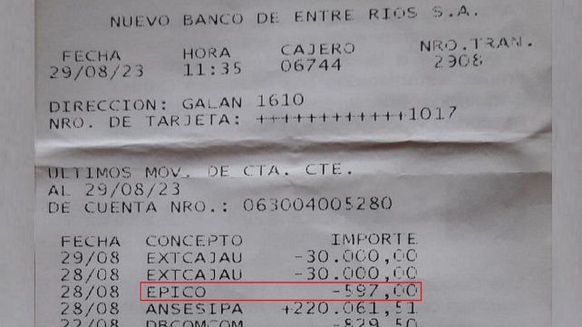 Alertan por estafas a través de débitos en cuentas bancarias