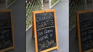El dueño de una parrilla prometió un año de asado gratis por matar a un gobernador