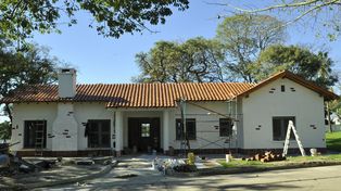 Restauración. El histórico chalet de la directora de la escuela será el lugar de la exposición.