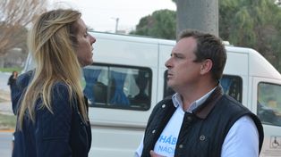 Anfitrión. Donda recibe hoy a Macri. En la foto, junto a la funcionaria nacional Marina Klemensiewicz.
