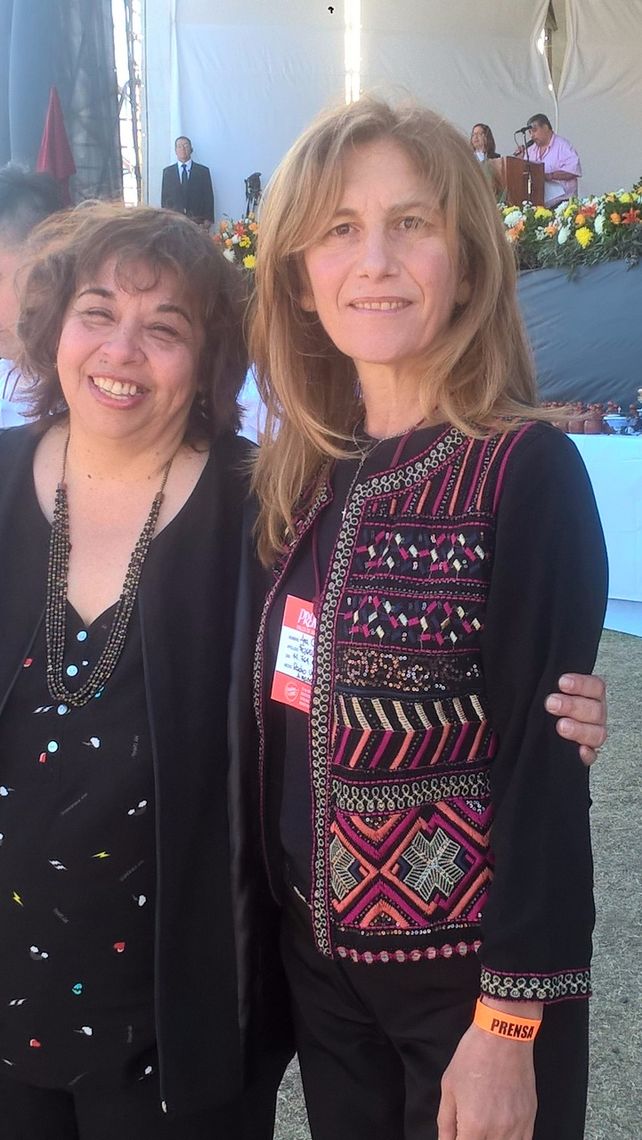 Ana Falco junto a Eugenia Valdéz