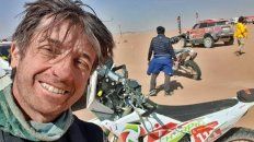 El motociclista Pierre Cherpin murió mientras era trasladado a Francia. El motociclista Pierre Cherpin murió mientras era trasladado a Francia.