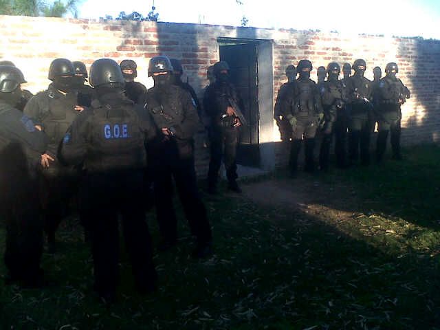 Galassi el operativo policial que se llevó a cabo esta mañana en la localidad de Rincón Norte y que dejó como saldo un presunto narcotraficante detenido.