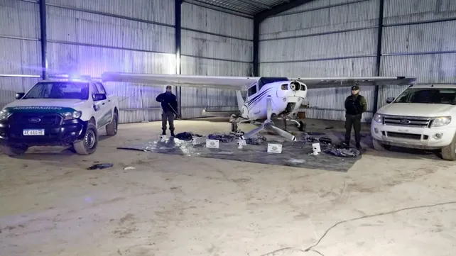 El hangar donde la banda guardaba los aviones que usaban para trasladar cocaína.