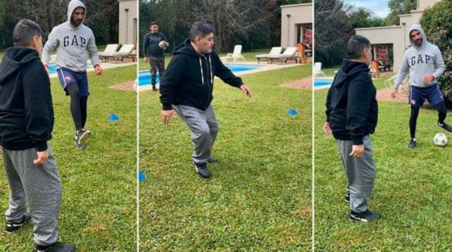 Maradona tuvo que cumplir una estricta cuarentena porque por su condición física corre riesgos si contrae el coronavirus..&nbsp;