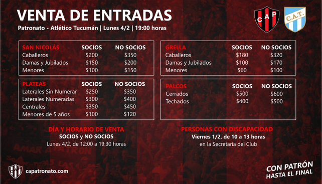 Los precios para volver a ver al Patrón en el Grella