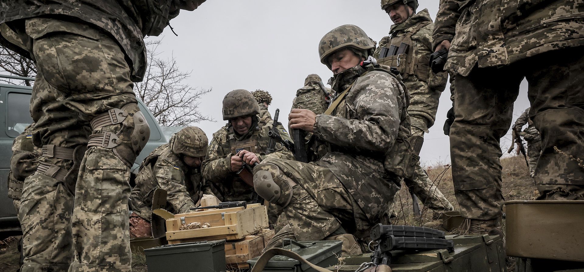 Brigada Mecanizada de Ucrania 24.ª, mejoran sus habilidades tácticas en el campo de entrenamiento en la región de Donetsk, Ucrania, el miércoles 6 de noviembre de 2024. (Oleg Petrasiuk/24.ª Brigada Mecanizada de Ucrania vía AP) Brigada Mecanizada de Ucrania 24.ª, mejoran sus habilidades tácticas en el campo de entrenamiento en la región de Donetsk, Ucrania, el miércoles 6 de noviembre de 2024. (Oleg Petrasiuk/24.ª Brigada Mecanizada de Ucrania vía AP)