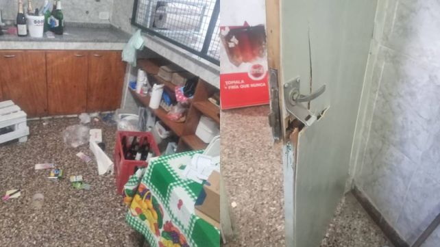 Así quedó el club Pampa