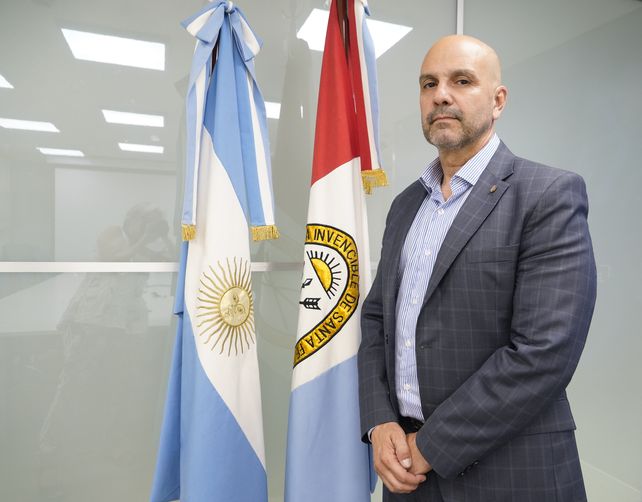 Claudio Brilloni, ministro de Seguridad de Santa Fe.