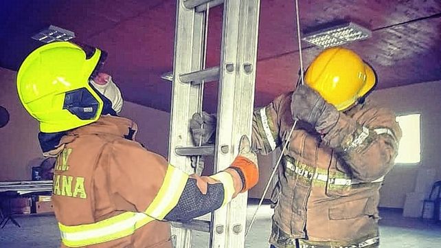 Principio de incendio en una iglesia de Paraná