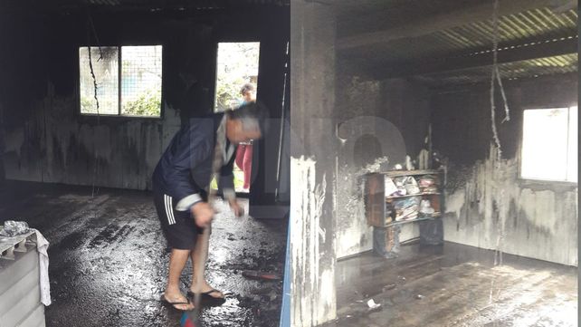 Se incendió una vivienda en barrio 29 de Abril y la familia necesita ayuda