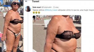 Moria Casán en bikini: Tapate vos