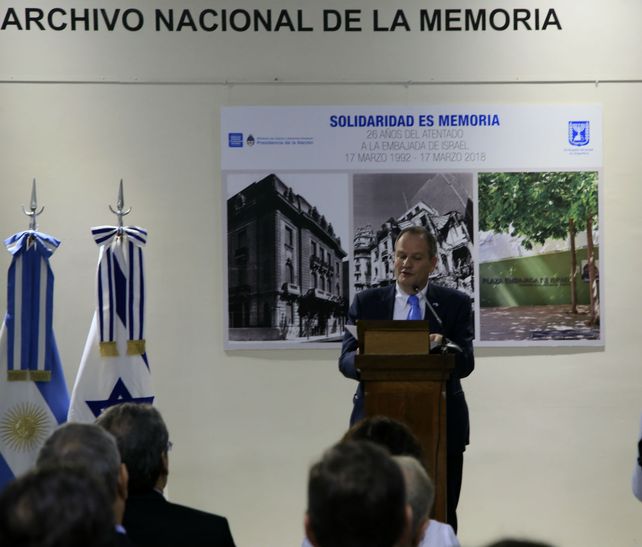 Oficial. El embajador de Israel
