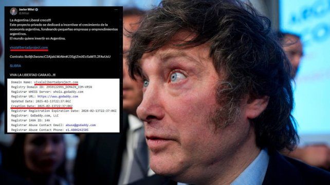 Javier Milei promocionó una criptomoneda en sus redes sociales
