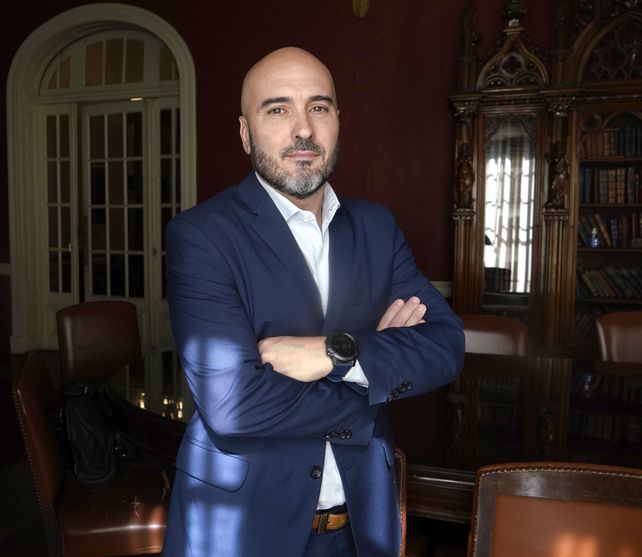 Juan Cruz Rodríguez, el candidato de Espacio Canaya. Tuvo ya un paso como directivo por el club de Arroyito.