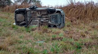 Cuatro personas resultaron lesionadas en un accidente de tránsito