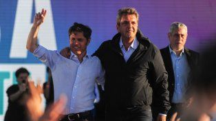 Sergio Massa encabezó el acto por el Día de la Lealtad