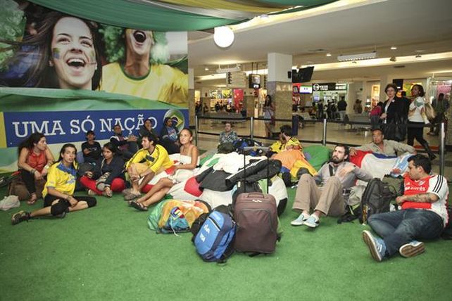 Los latinos que viven en la terminal de ómnibus de Río de Janeiro