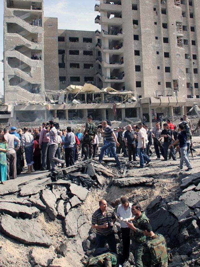 Siria: imágenes del terrible atentado que dejó 55 muertos